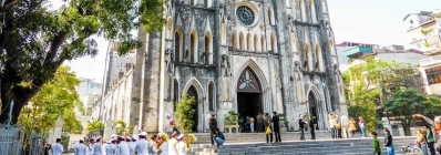 La cathédrale de Hanoi agence de voyage locale francophone au vietnam