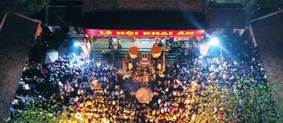 Cérémonie d'ouverture du sceau royal du temple de Tran