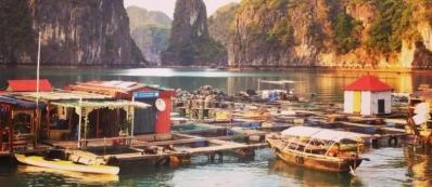 Croisiere en baie Halong pour visiter le village flottant de Cong Dam