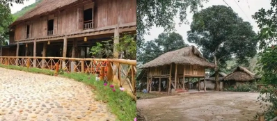 Explorer les maisons sur pilotis Mai Chau avec Guide francophone au Vietnam