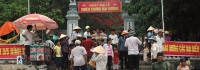 Fête du temple Chieu Trung agence de voyage au vietnam
