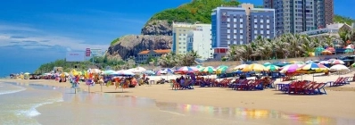 La plage de Derrière (Bai Sau) agence de voyage au vietnam