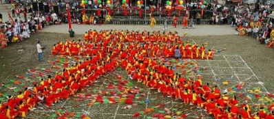 Le kéo chu (composition des idéogrammes à l’aide des mouvements d’ensemble)