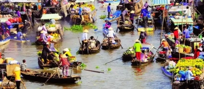 Les marchés flottants Vietnam