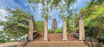 Pagode de Thien Mu visite Hue agence de voyage au vietnam
