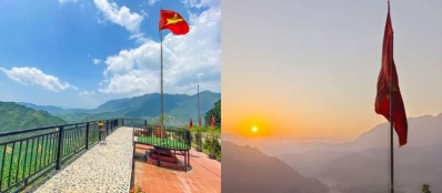 Visiter le mât de drapeau de Mai Chau avec Guide francophone au Vietnam