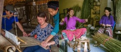 Voyager avec un Guide francophone au Vietnam pour visiter village Lung Tam