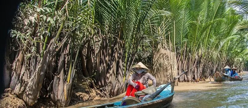 Croisiere au delta du Mekong pour se promener à travers les canaux