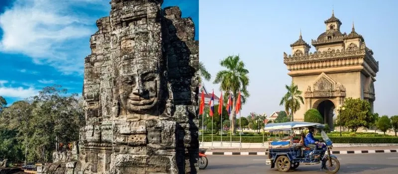 Est-il possible de combiner un voyage au Cambodge avec voyage au Laos?