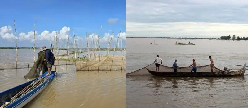 Expérience d'être un vrai agriculteur pêcheur Croisiere au delta du Mekong