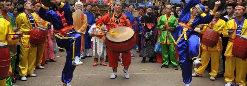 Festival du village de Tho Ha agence de voyage locale au vietnam