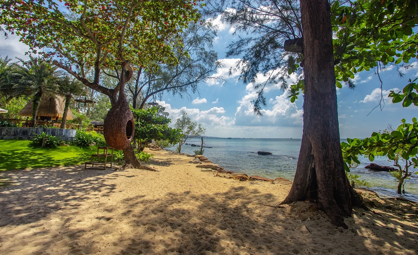 La mer et les îles touristiques de Kiên Giang delta du mekong