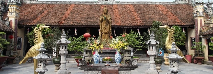 La pagode de Du Hang agence de voyage locale francophone au vietnam