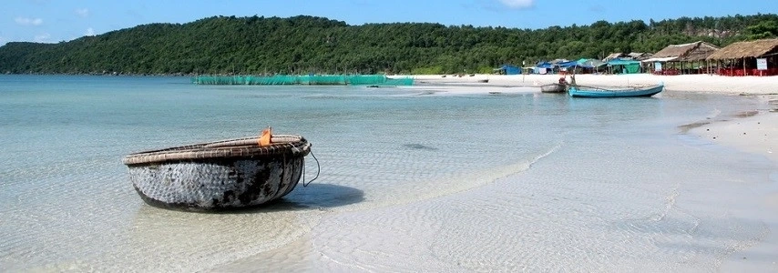 La plage de Khem kien giang agence de voyage au vietnam