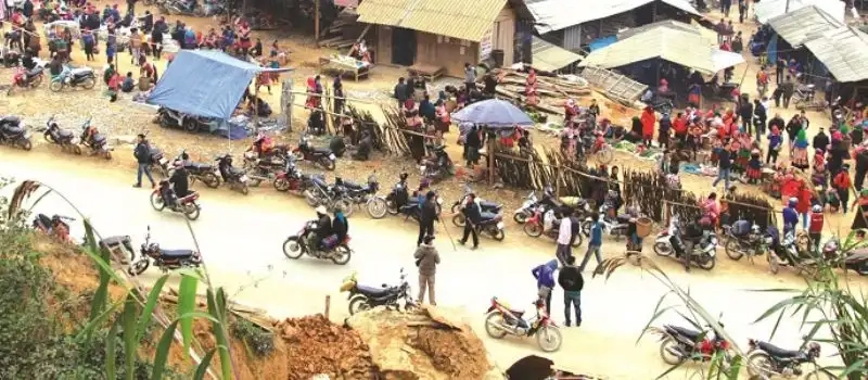 Marchés de campagne au Vietnam