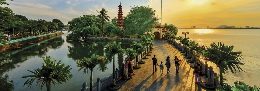 La pagode Tran Quoc agence de voyage locale au vietnam