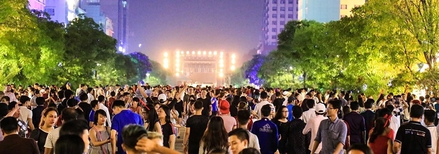 Rue piétonne Nguyen Hue agence de voyage locale saigon