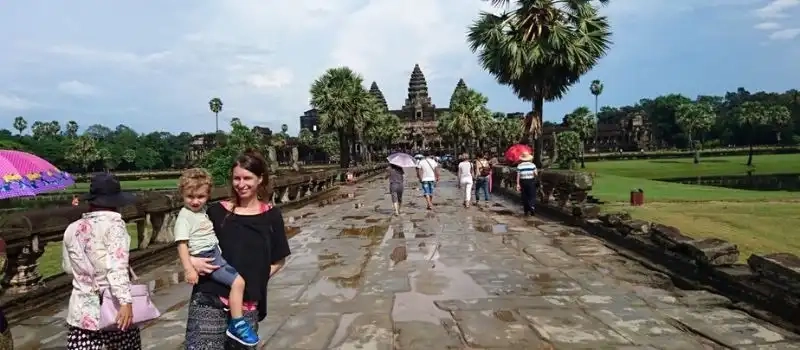 Séjour au Cambodge en famille avec agence de voyage francophone locale