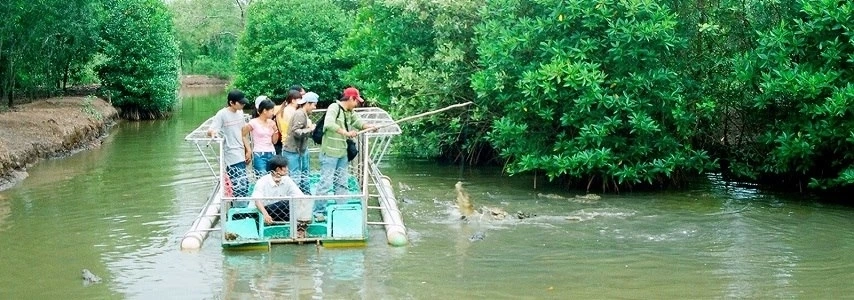 Site touristique de la mangrove de Vàm Sát agence de voyage 