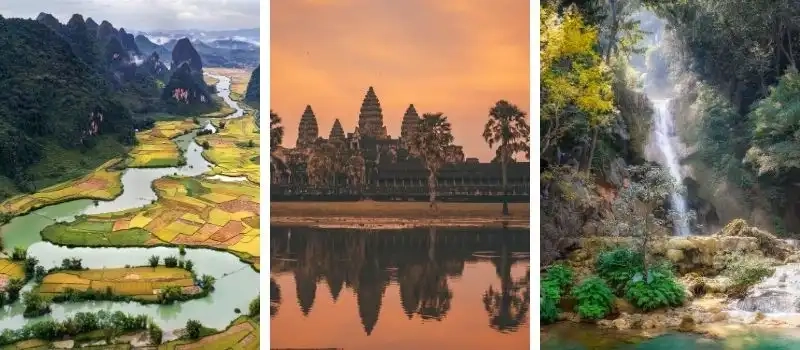 Top destinations phares au Vietnam, au Cambodge et au Laos