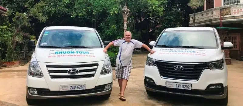 Voiture chauffeur indépendant au Cambodge 