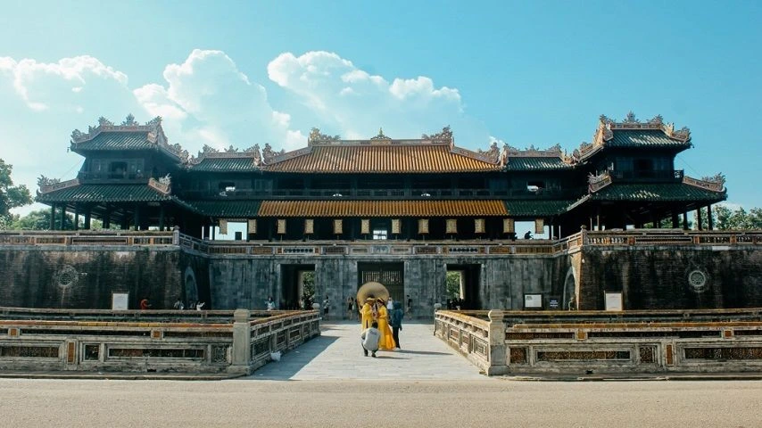 Le temple du Culte des rois Nguy&ecirc;n &agrave; Hue