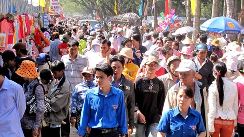 La f&ecirc;te de Go Thap &agrave; Dong Thap