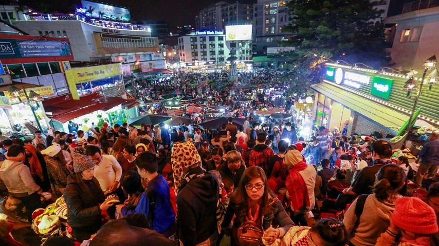 Visite march&eacute; de Dalat