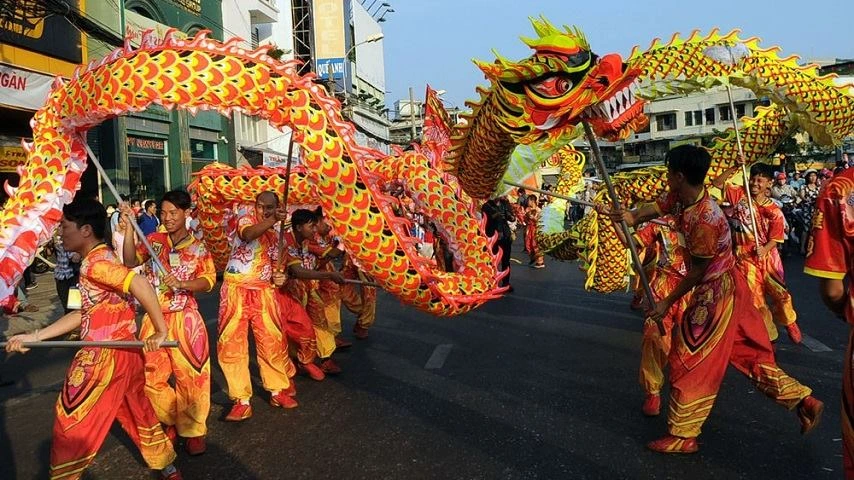 La C&eacute;r&eacute;monie et la F&ecirc;te a Ho Chi Minh-ville