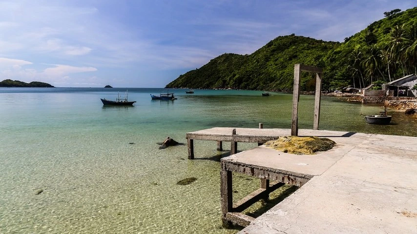 La mer et les &icirc;les touristiques de Ki&ecirc;n Giang