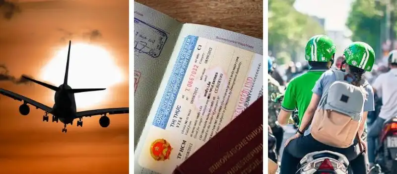 Avion, visa et transports et d&eacute;placements