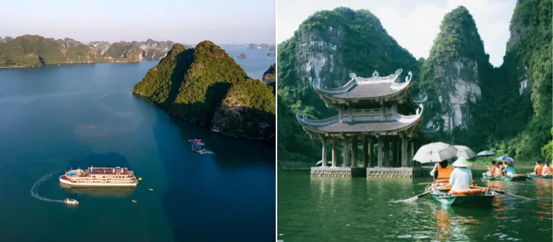 Baie de Ha Long ou Ninh Binh