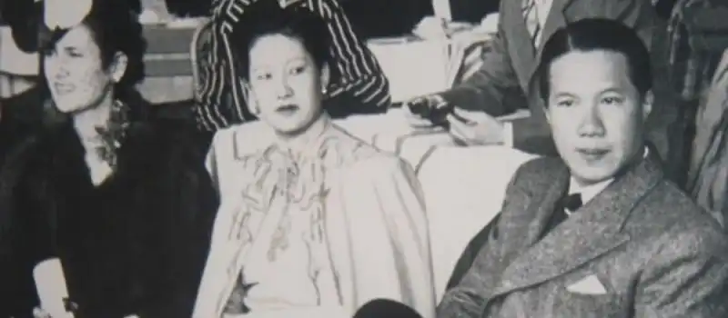 Bao Dai et sa femme Nam Phuong