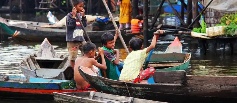 Bateau de Battambang &agrave; Siem Reap en passant par Tonl&eacute; Sap