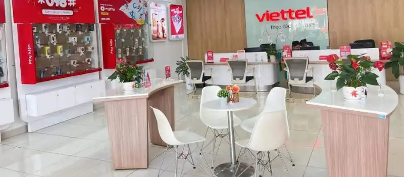 Boutiques officielles de l'op&eacute;rateur Viettel en ville