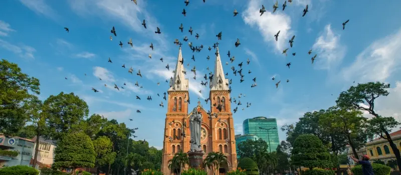Cath&eacute;drale Notre-Dame de Saigon