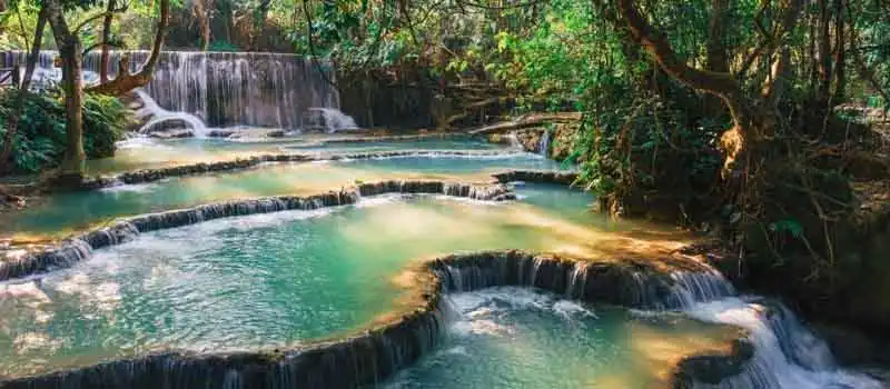 Chutes d&rsquo;eau de Kuang Si Laos