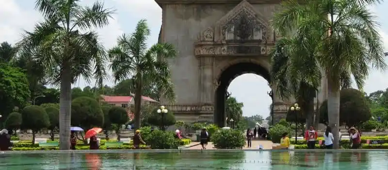Comment se rendre &agrave; l'arche de Patuxai