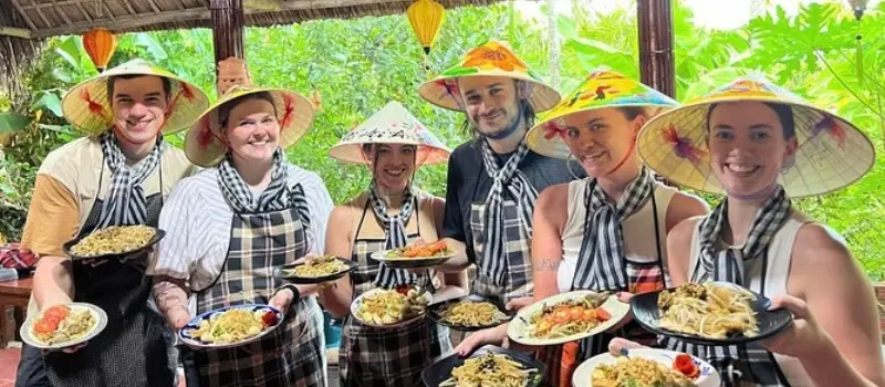 Cours de cuisine vietnamienne en famille &agrave; Hoi An