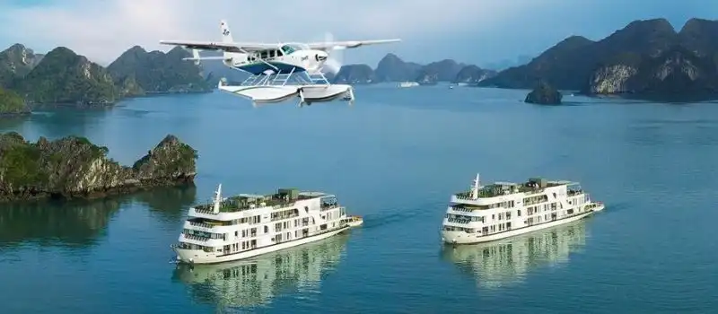 Croisi&egrave;re haut de gamme en baie d&rsquo;Halong