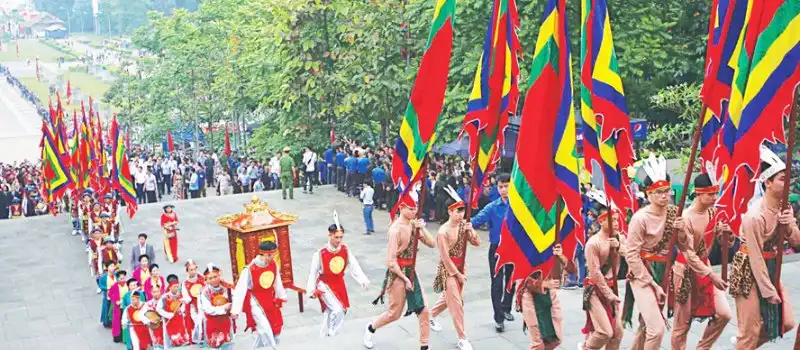 F&ecirc;te du temple des rois Hung