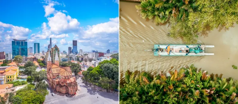 Ho Chi Minh-Ville et le delta du M&eacute;kong