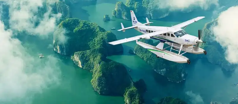 Hydravion en baie d&rsquo;Halong