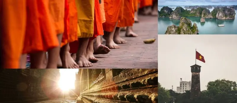 Itin&eacute;raire de 15 jours au Vietnam Cambodge et Laos