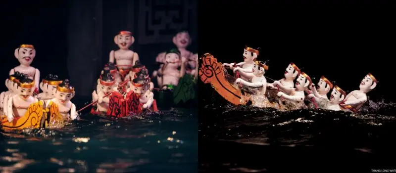 Assister &agrave; un spectacle marionnettes sur l'eau apr&egrave;s visite lac Hoan Kiem