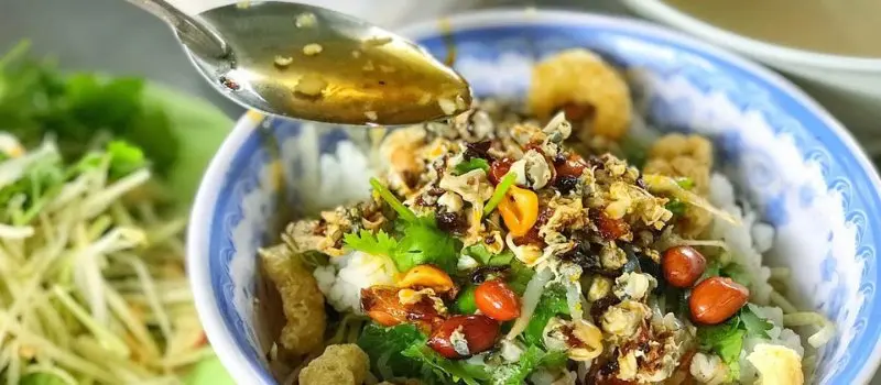 Cơm hến - Riz aux moules