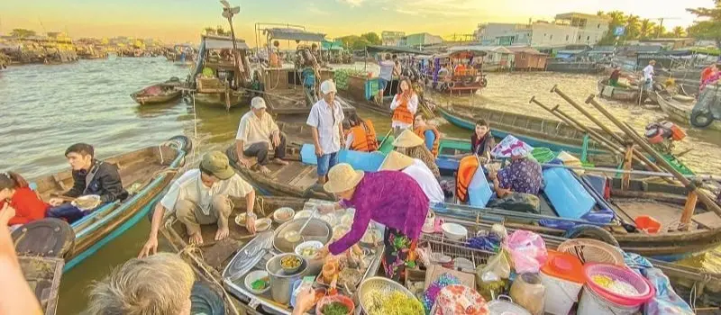 March&eacute; flottant &agrave; Cần Thơ