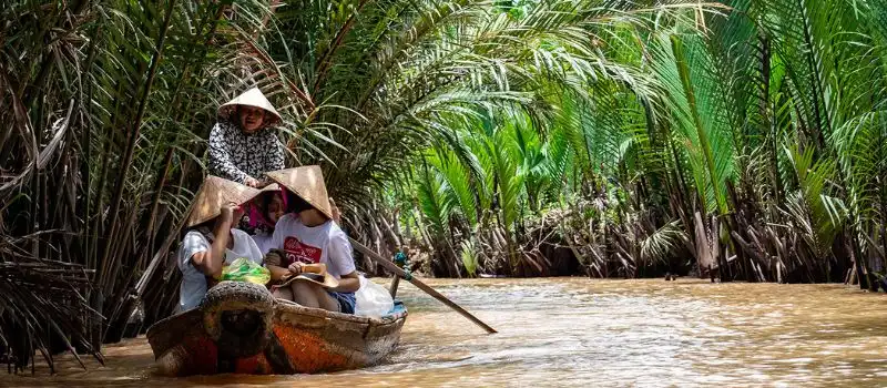 Les types de bateaux disponibles lors d'une croisiere au delta du Mekong