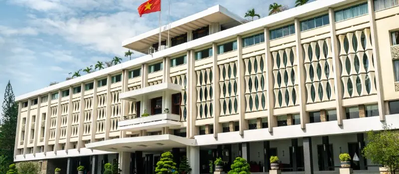 Palais de l&rsquo;Ind&eacute;pendance &agrave; Ho Chi Minh-Ville (Saigon)