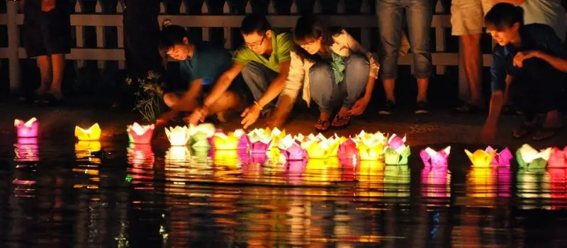 Hoi An dans le jour de pleine lune